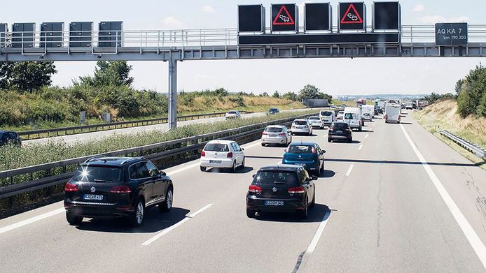 Dit soort livebeelden van de actuele situatie op Duitse snelwegen worden tot nader order niet gedeeld via internet.