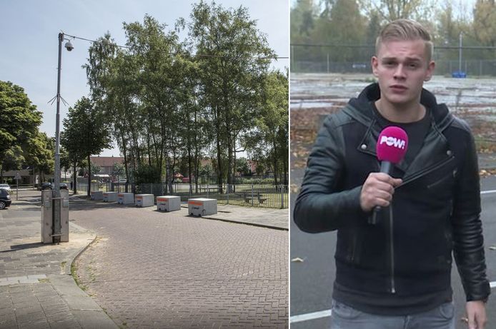 De Haaglaan in Helmond. Inzet: Dennis Schouten