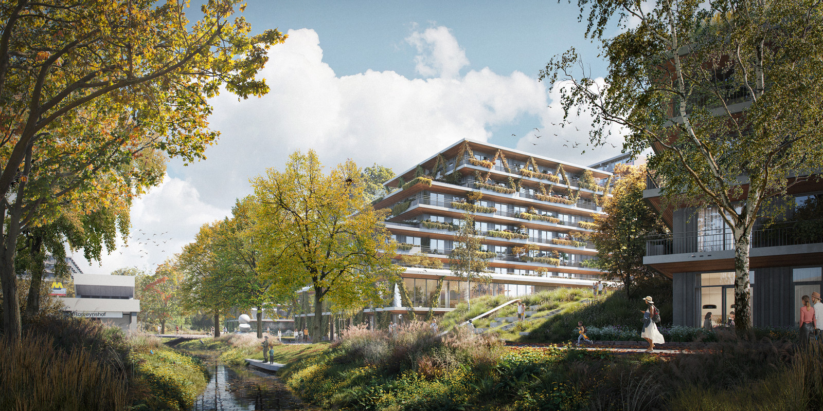 Populus tovert de grauwheid weg uit Ommoord, en voegt veel groen toe ...