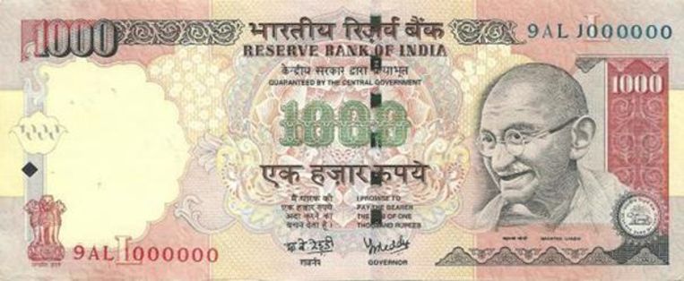 Alle Biljetten Van 1 000 En 500 Roepie In India Ongeldig Verklaard De Volkskrant