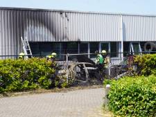 Brand bij loods in Nijmegen: schade aan pand, auto en container