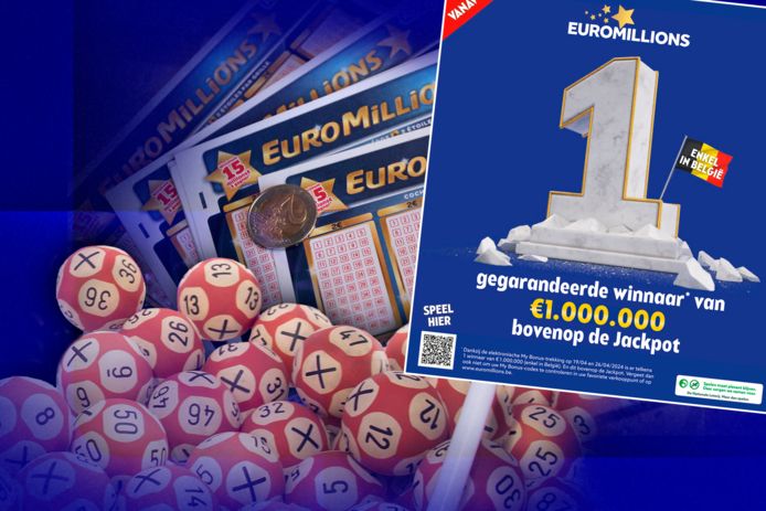 Of de jackpot bij EuroMillions valt is niet zeker, maar in ons land wint een speler sowieso 1 miljoen euro.