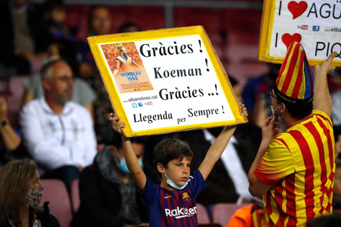 "Voor altijd een legende - bedankt Koeman":