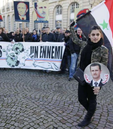 Des nationalistes belges et français pro-Assad à Paris