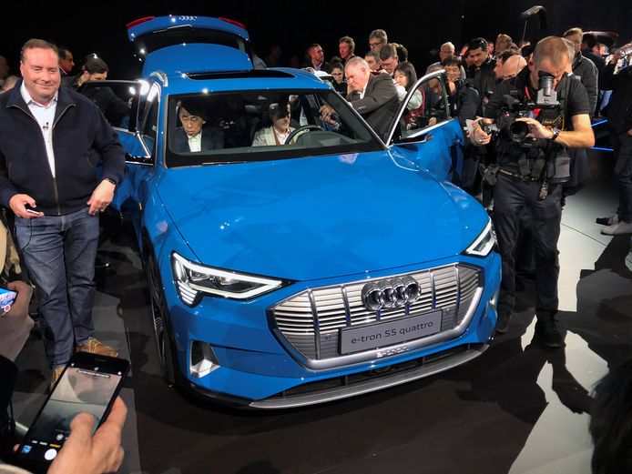 De Audi e-Tron werd enkele uren geleden officieel voorgesteld in Richmond, een stad nabij San Francisco.