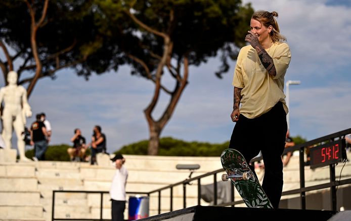 La skateboardeuse néerlandaise Candy Jacobs fait partie des athlètes placées en quarantaine.