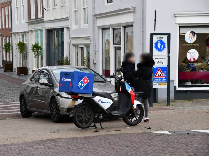 Maaltijdbezorger gewond bij ongeval in Middelburg