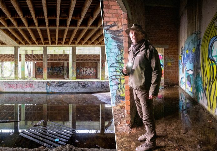 Marc Goossens leidt ons veilig door het Mechelse spookhotel in het Vrijbroekpark.