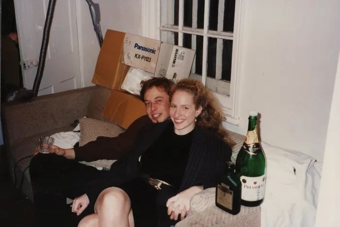 Elon Musk en zijn ex-vriendin Jennifer Gwynne.