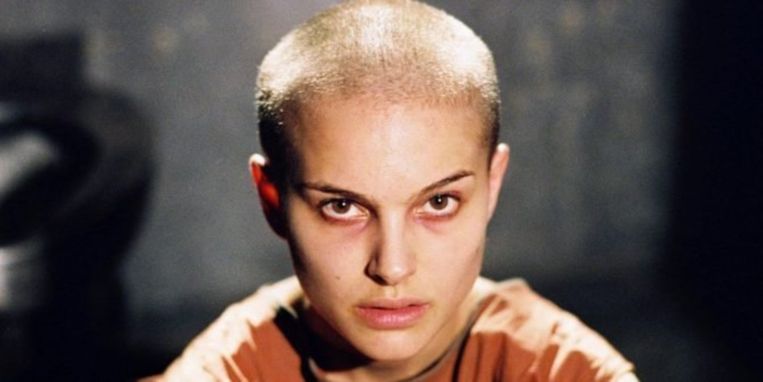 Natalie Portman in V for Vendetta. Beeld 
