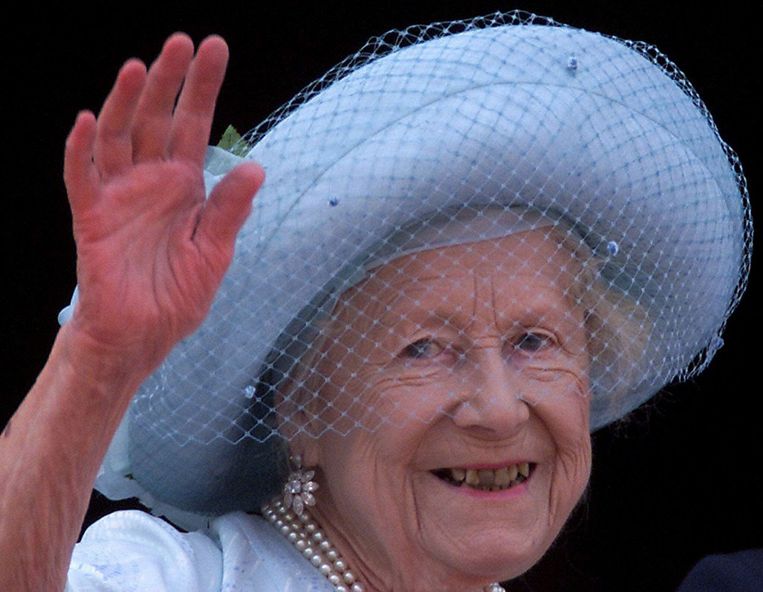 De 'Queen Mum' Elizabeth Bowes-Lyon (1900-2002). Beeld epa