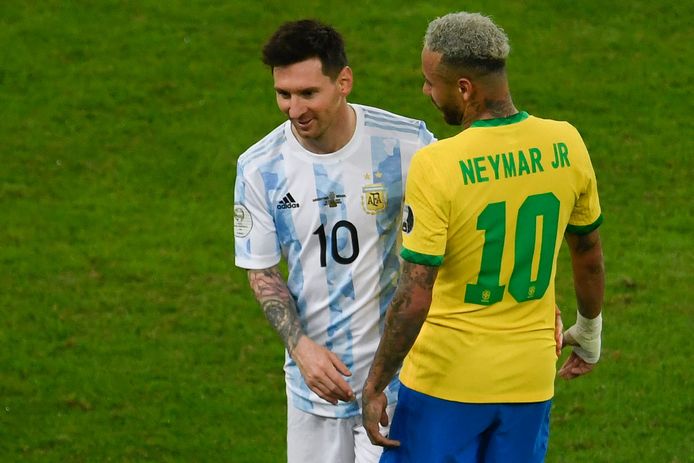 Lionel Messi en Neymar.