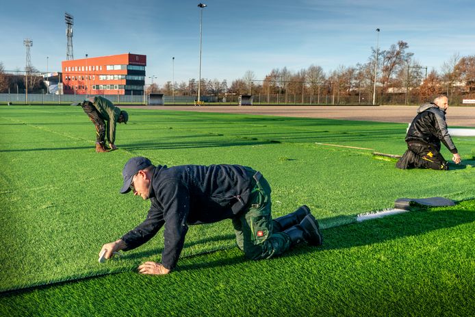 BVV trots op nieuw kunstgrasveld Daar hoeven we ons geen zorgen