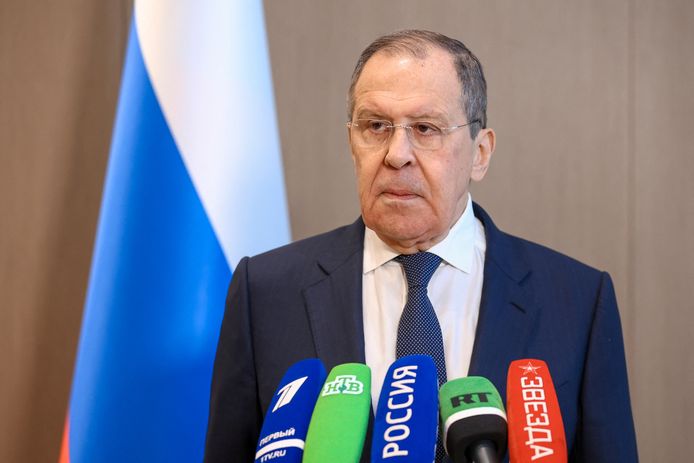 Archiefbeeld. De Russische minister van Buitenlandse Zaken Sergej Lavrov.