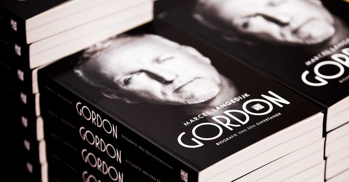 De biografie van Gordon in een boekhandel in de buurt waar hij is opgegroeid.