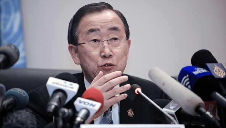 Ban Ki-moon Beeld afp