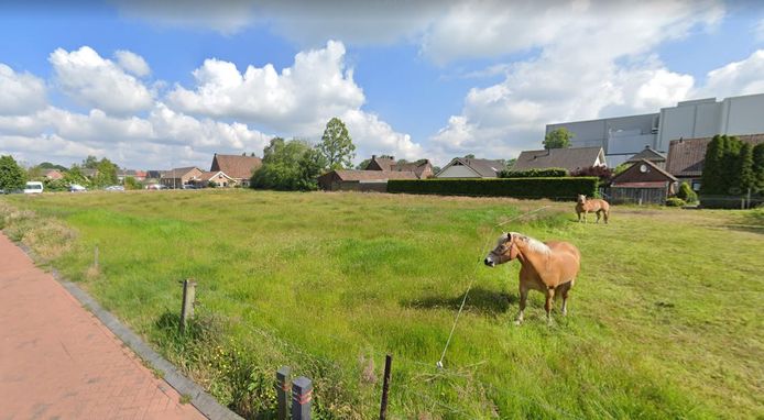 Aan de Tarwestraat in Halle komen nieuwe woningen.