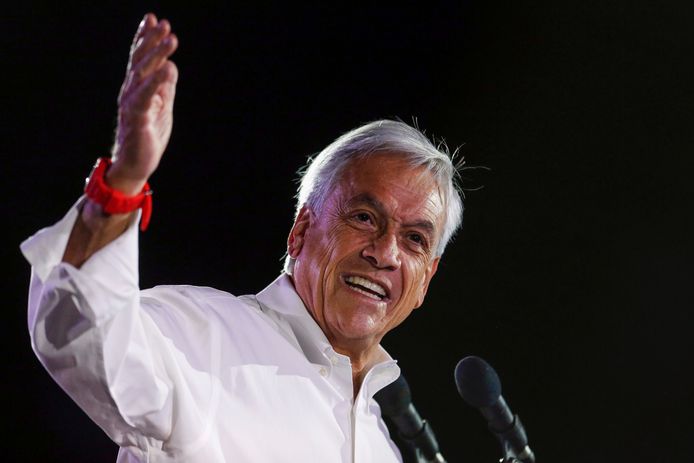 De Chileense oud-president Sebastian Piñera in 2017.