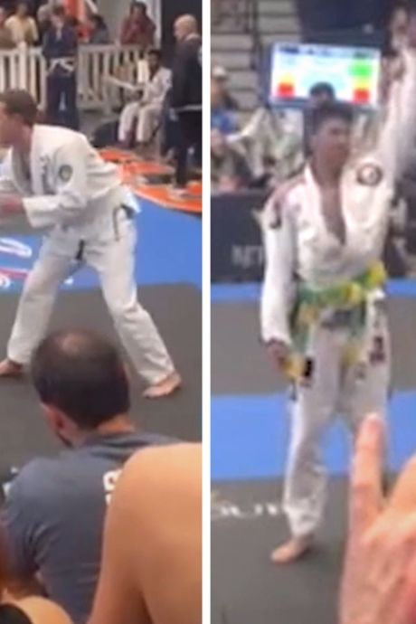 Mark Zuckerberg irrité par l'arbitre lors d'une compétition de jiu-jitsu brésilien