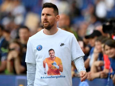 Laatste wedstrijd Lionel Messi bij Paris Saint-Germain in teken van steunbetuiging aan Sergio Rico