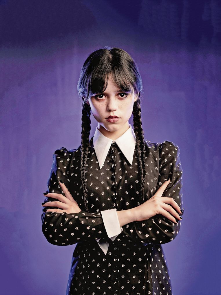 Jenna Ortega as Wednesday Addams in 'Wednesday'. Beeld MATTHIAS CLAMER/NETFLIX
