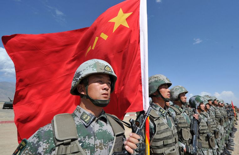Chinese soldaten Beeld AFP