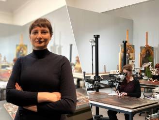 Geen alledaagse job: kunsthistorica Kathleen uit Gent werkt mee aan restauratie van ‘Het Lam Gods’
