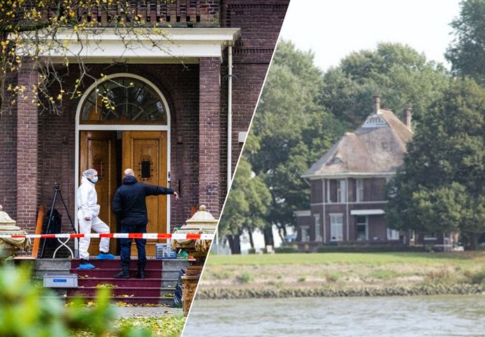 De schietpartij vond plaats in een groot landhuis, omgeven door water.