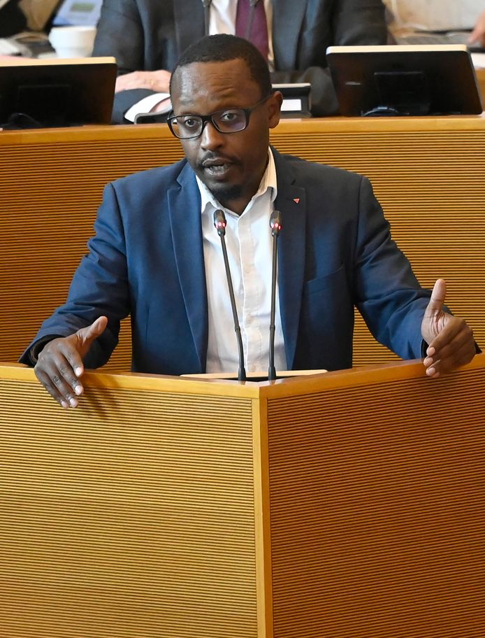 Germain Mugemangango, député wallon PTB
