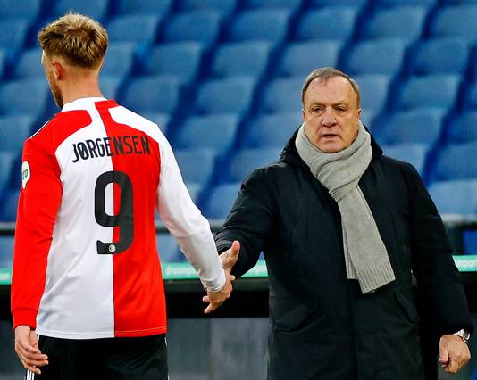 Nicolai Jørgensen en Dick Advocaat.