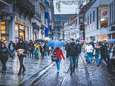 Kerstvakantiedrukte in Gent: regenweer en Nederlandse lockdown brengt verkeersellende mee 