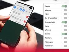 Altijd op de hoogte van ‘jouw’ nieuws? Nu kan het: kies voor pushmeldingen per categorie