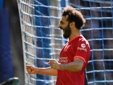 Liverpool voert druk op Manchester City verder op na jubileumtreffer Salah