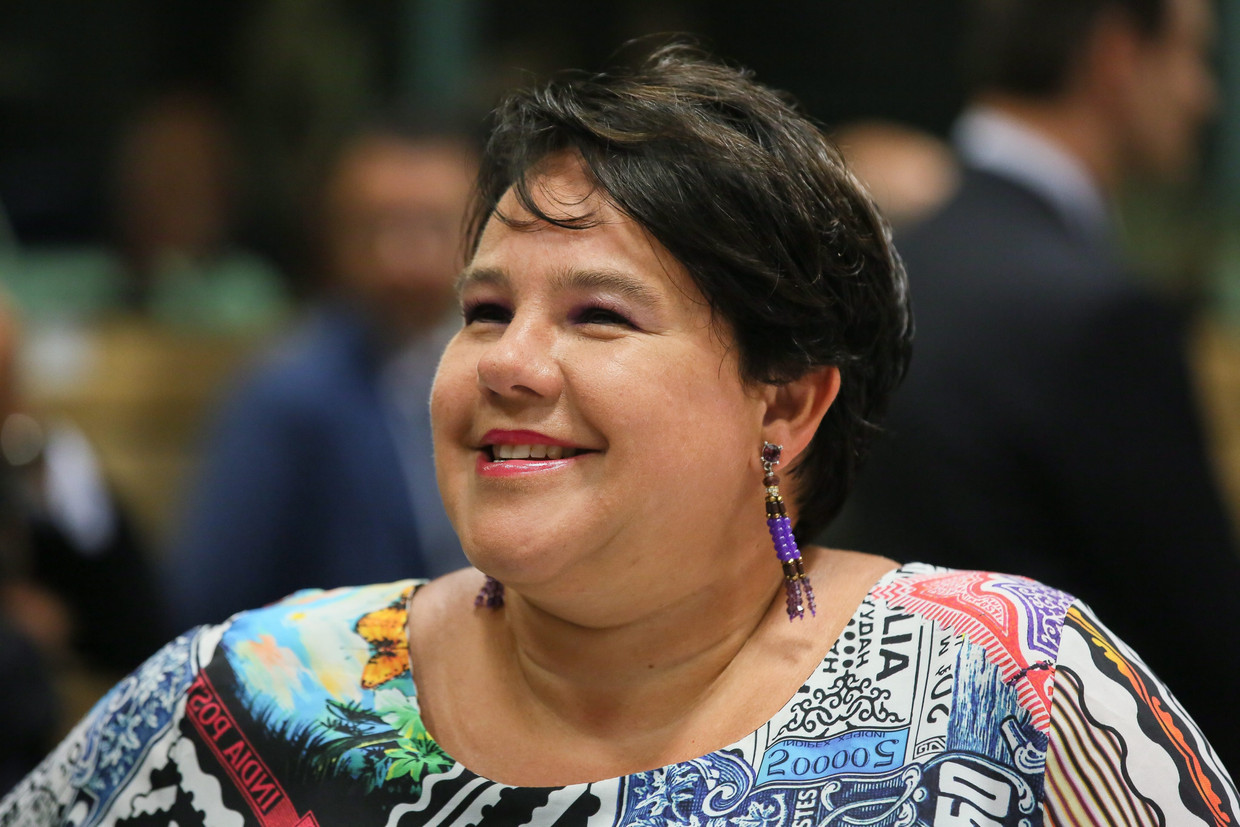 Staatssecretaris Sharon Dijksma van Economische Zaken. Beeld EPA