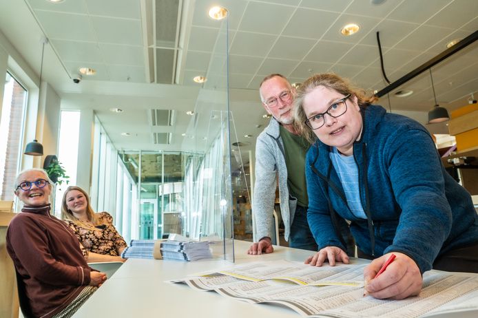 Bernadette Waning (39) en haar begeleider Jos Wassenaar.