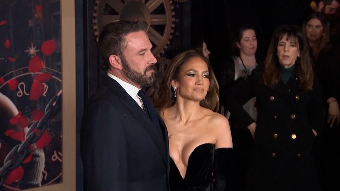 Jennifer Lopez en Ben Affleck op rode loper