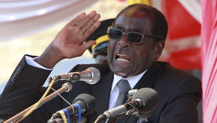 President Mugabe van Zimbabwe.