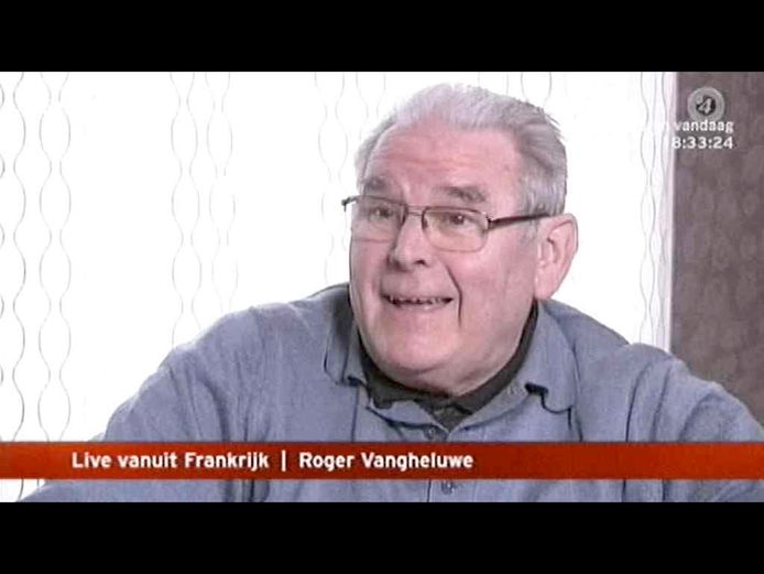 Roger Vangheluwe tijdens een uitgebreid tv-interview in 2011.