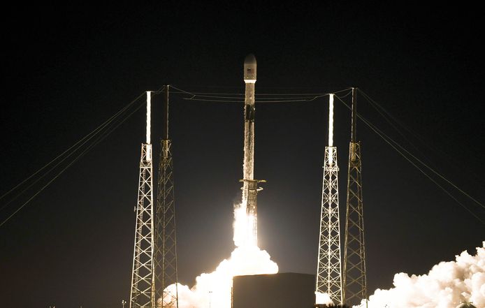 Een Falcon-9 van SpaceX vertrek vanop Cape Canaveral in Florida.
