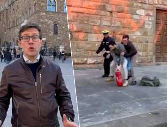 KIJK. Burgemeester van Firenze onderbreekt video-opname om klimaatactivisten te lijf te gaan