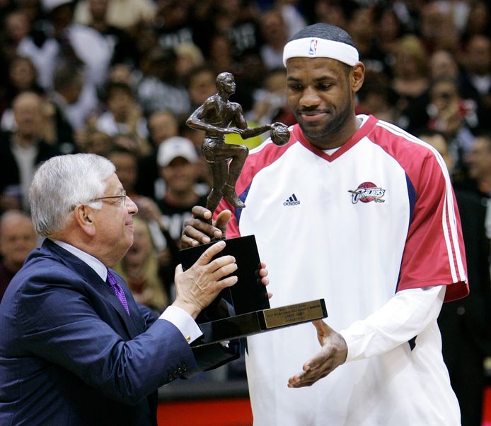Avec LeBron James en 2009.