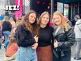 Selma (14), Luna (14) en Zoë (16) stonden al om 15 uur te wachten aan het podium voor Niels Destadsbader.