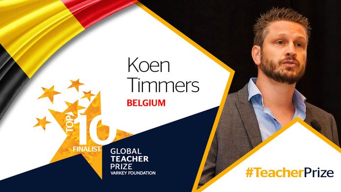 De Vlaamse leerkracht Koen Timmers maakt kans op 1 miljoen dollar.