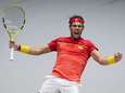 Nadal leidt Spanje naar laatste vier 