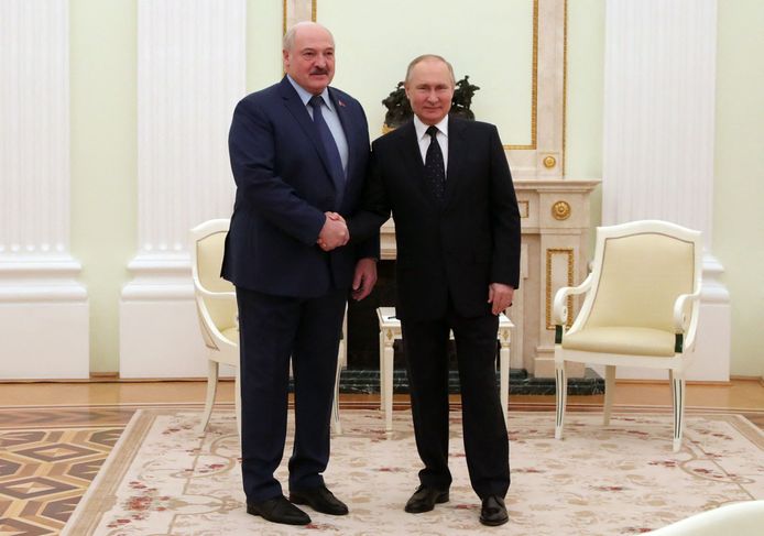 De Wit-Russische leider Alexandr Loekasjenko ontmoette vandaag Vladimir Poetin.