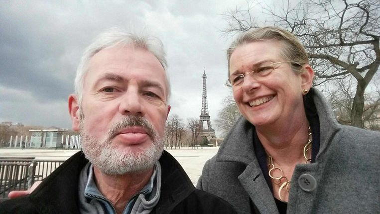 Burgemeester van Den Haag Pauline Krikke met haar echtgenoot Ron Miltenburg. Beeld 