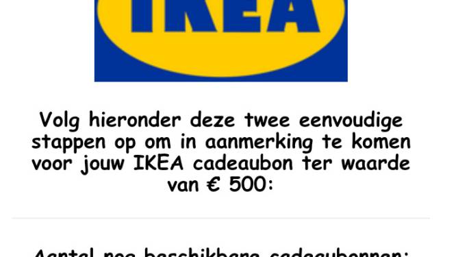 Wees op je hoede voor valse cadeaubonnen