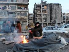 Ondertussen in het Syrische Aleppo: ‘De kou vreet aan onze lichamen’