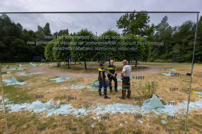 Herstel verwoeste gedenkplek in Dronten begint in maart, zónder extra maatregelen: ‘Niks is waterdic
