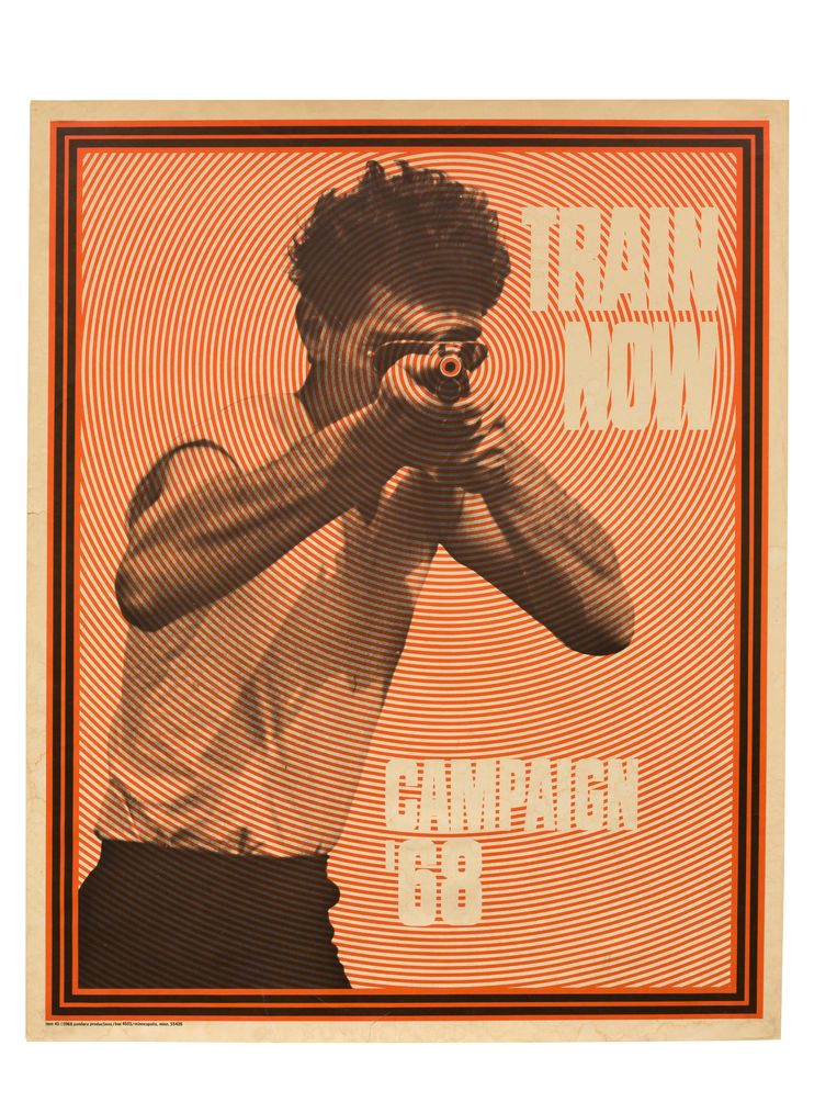Een van de posters die te zien is in het MIMA Beeld rv